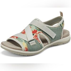 EARTH ORIGINS Womens SACO Slingback Vegan Slip Resistant Sandals Sz 6